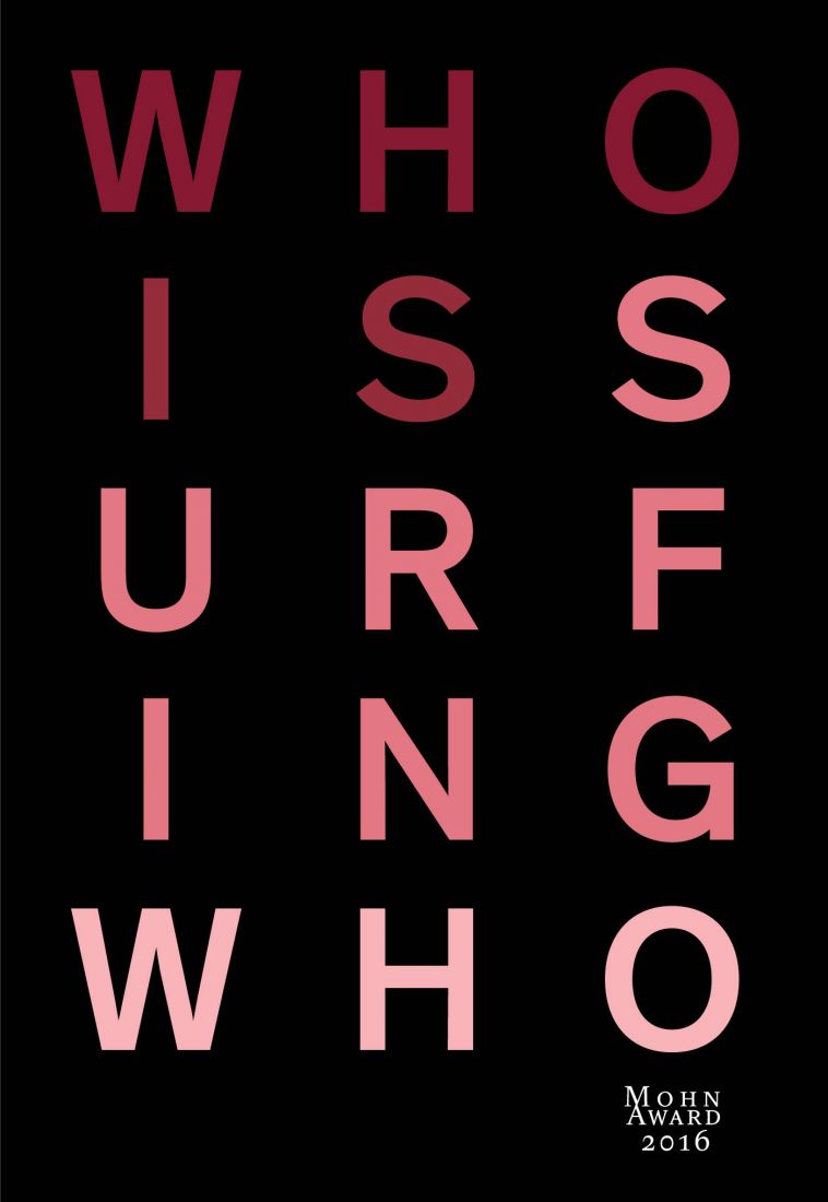 Cover for Who is Surfing Who: Adam Linder