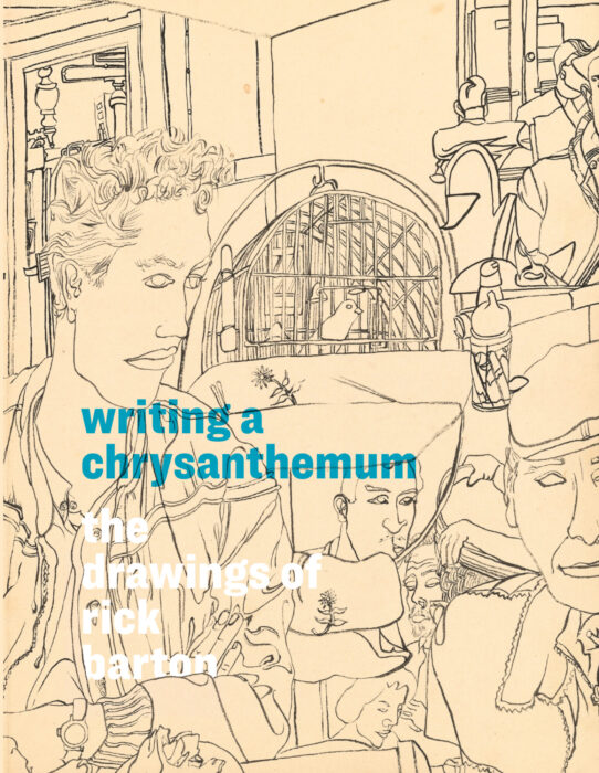 Cover for Writing a Chrysanthemum: The Drawings of Rick Barton