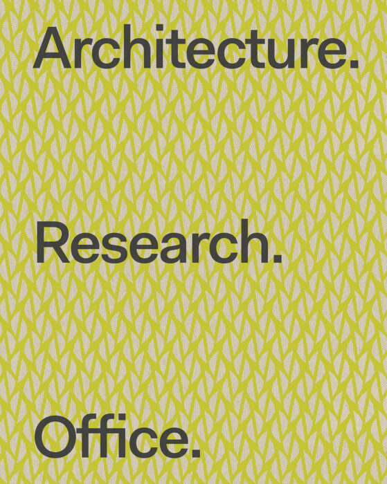 Cover for Architecture.Research.Office